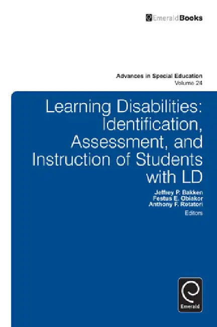 Buy Learning Disabilities (English, Jeffrey P. Bakken | Festus E. Obiakor | Anthony F. Rotatori) Online at Best Price - BookBajar