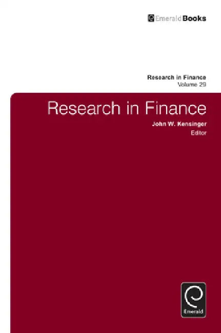 Buy Research in Finance (English, John W. Kensinger) Online at Best Price - BookBajar