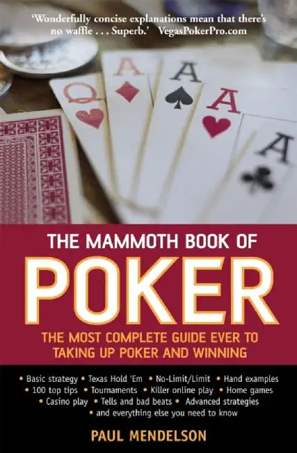 Buy The Mammoth Book of Poker (English, Paul Mendelson) Online at Best Price - BookBajar