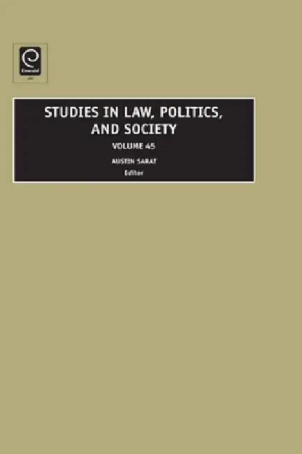 Buy Studies in Law, Politics and Society (English, Austin Sarat) Online at Best Price - BookBajar