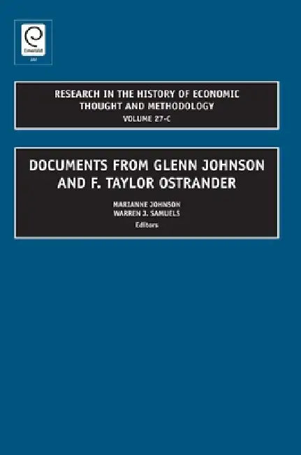 Buy Documents from Glenn Johnson and F. Taylor Ostrander (English, Marianne Johnson | Warren J. Samuels) Online at Best Price - BookBajar