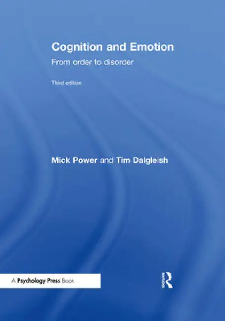Buy Cognition and Emotion (English, Mick Power | Tim Dalgleish) Online at Best Price - BookBajar