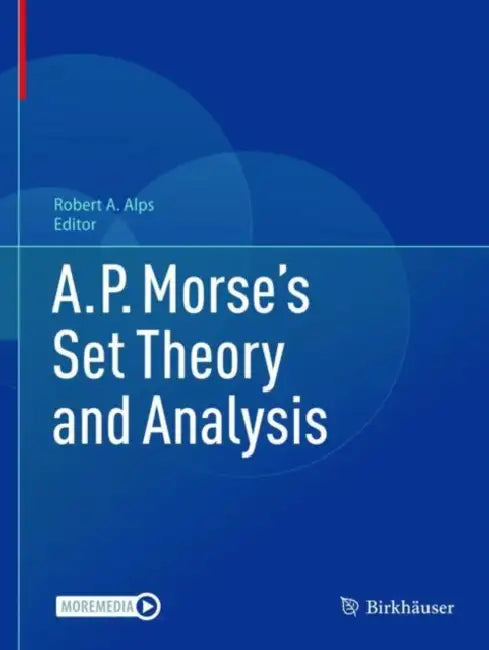A.P. Morse Set Theory and Analysis (English, Robert A. Alps) - Image 1 - BookBajar