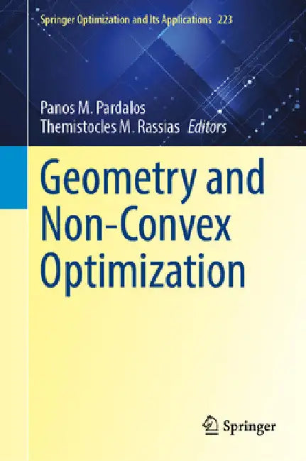 Buy Geometry and Non-Convex Optimization (English, Panos M. Pardalos | Themistocles M. Rassias) Online at Best Price - BookBajar