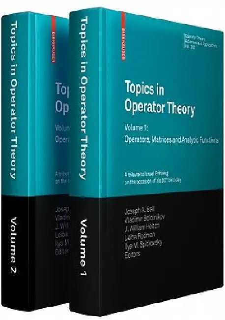 Buy Topics in Operator Theory (English, Joseph A. Ball | Vladimir Bolotnikov | J. William Helton) Online at Best Price - BookBajar