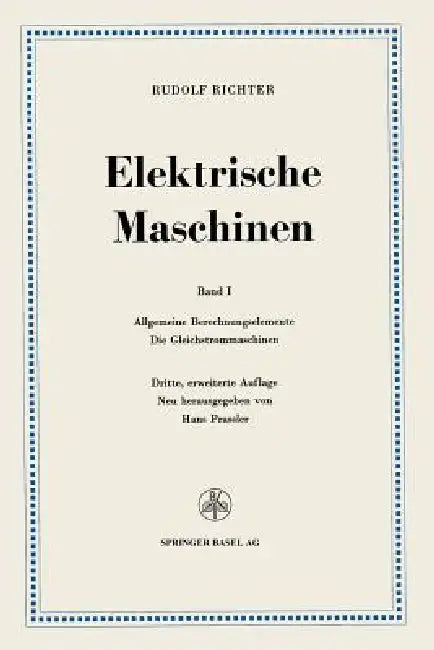 Buy Elektrische Maschinen (English, Rudolf Richter) Online at Best Price - BookBajar