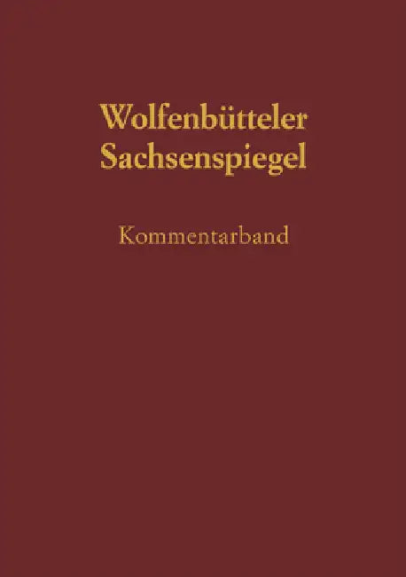 Sachsenspiegel (English, Ruth Schmidt-Wiegand) - Image 1 - BookBajar