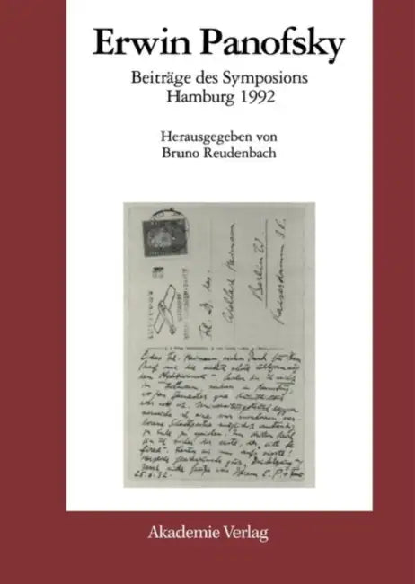 Buy Erwin Panofsky (English, Bruno Reudenbach) Online at Best Price - BookBajar