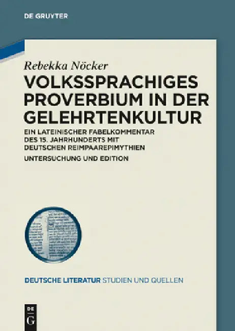 Buy Volkssprachiges Proverbium in der Gelehrtenkultur (English, Rebekka Nöcker) Online at Best Price - BookBajar