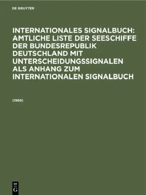 Buy 1969: [Grundwerk] (English, Reichsamt Des Innern) Online at Best Price - BookBajar