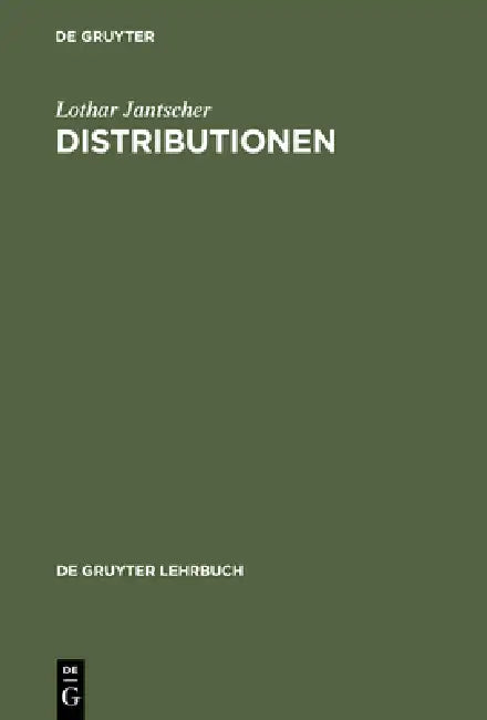 Buy Distributionen (English, Lothar Jantscher) Online at Best Price - BookBajar