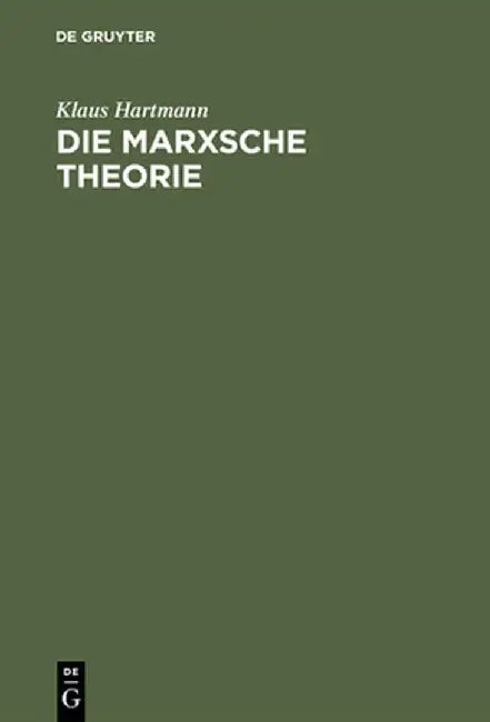 Buy Die Marxsche Theorie (English, Klaus Hartmann) Online at Best Price - BookBajar