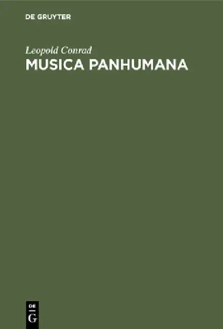 Buy Musica Panhumana (English, Leopold Conrad) Online at Best Price - BookBajar