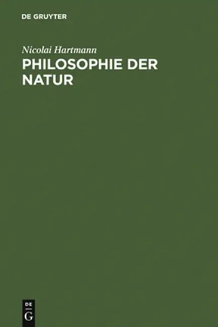 Philosophie Der Natur (English, Nicolai Hartmann) - Image 1 - BookBajar