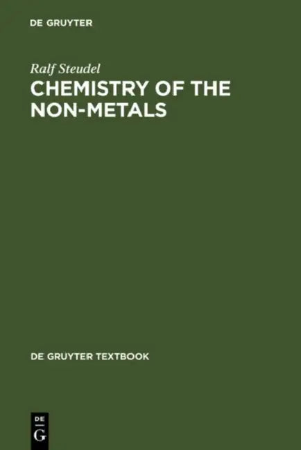 Chemistry of the Non-Metals (English, Ralf Steudel | Frederick C. Nachod | Jerry J. Zuckerman) - Image 1 - BookBajar
