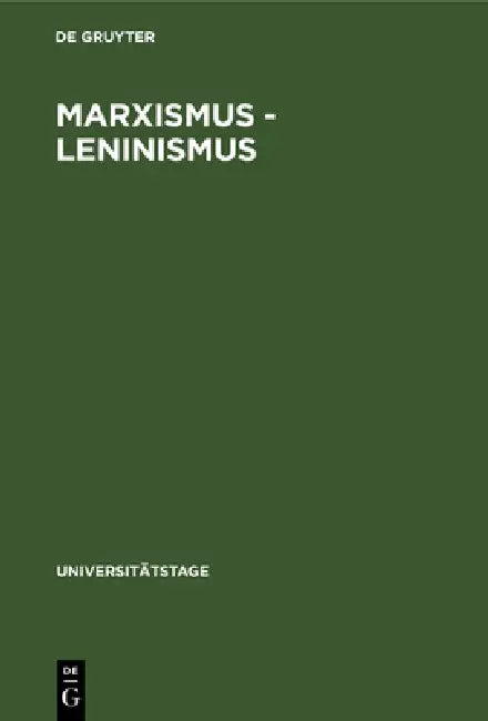 Buy Marxismus - Leninismus (English, No Contributor) Online at Best Price - BookBajar