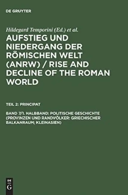 Buy Politische Geschichte (Provinzen Und Randvolker (English, Hildegard Temporini) Online at Best Price - BookBajar