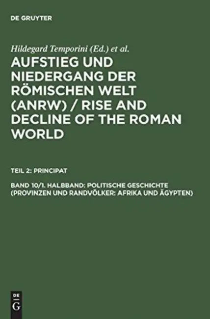 Buy Politische Geschichte (Provinzen Und Randvolker (English, Hildegard Temporini) Online at Best Price - BookBajar
