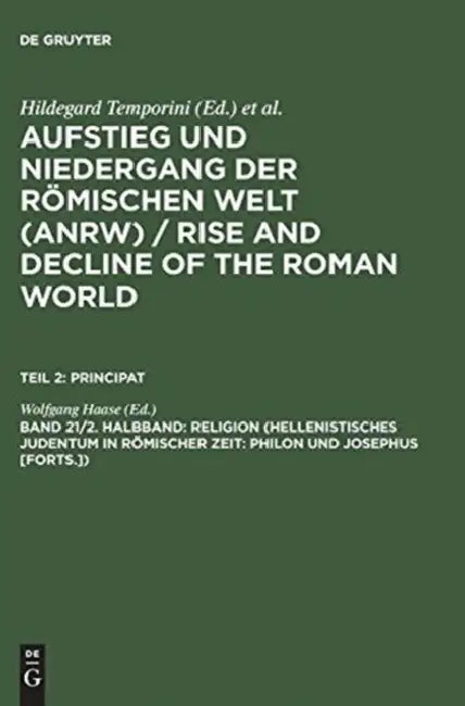 Buy Religion (Hellenistisches Judentum in Romischer Zeit (English, Wolfgang Haase) Online at Best Price - BookBajar