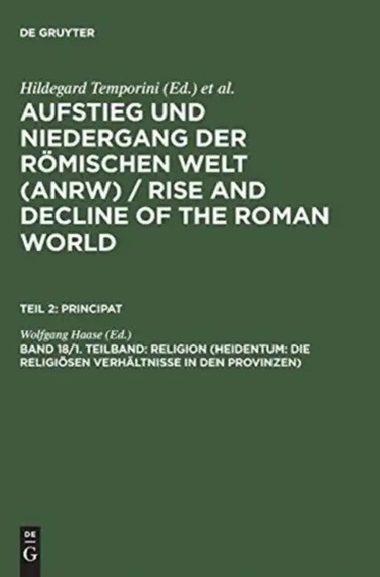 Religion (Heidentum (English, Wolfgang Haase) - Image 1 - BookBajar