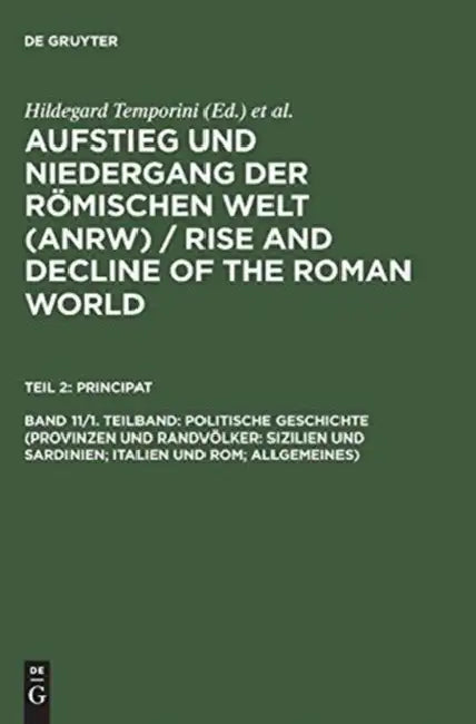 Buy Politische Geschichte (Provinzen Und Randvolker (English, Hildegard Temporini) Online at Best Price - BookBajar