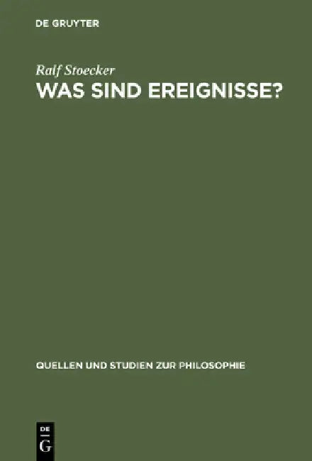 Buy Was Sind Ereignisse? (English, Ralf Stoecker) Online at Best Price - BookBajar