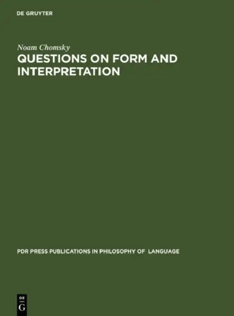 Questions on Form and Interpretation (English, Noam Chomsky) - Image 1 - BookBajar