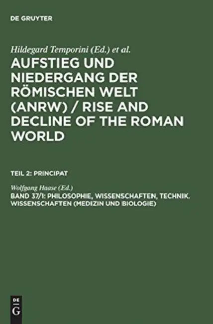 Philosophie, Wissenschaften, Technik. Wissenschaften (Medizin Und Biologie) (English, Wolfgang Haase) - Image 1 - BookBajar
