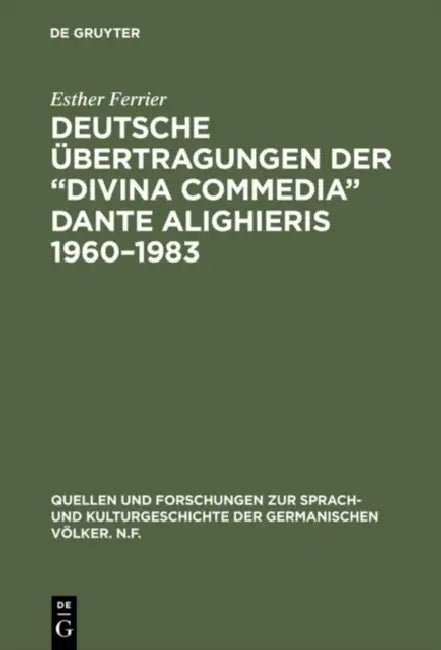 Buy Deutsche Übertragungen der "Divina Commedia" Dante Alighieris 1960-1983 (English, Esther Ferrier) Online at Best Price - BookBajar