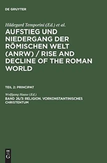 Buy Religion (Vorkonstantinisches Christentum (English, Wolfgang Haase) Online at Best Price - BookBajar