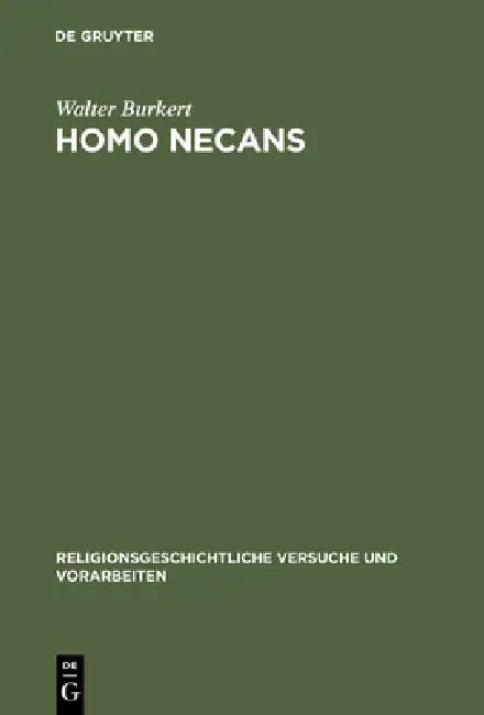 Buy Homo Necans (English, Walter Burkert) Online at Best Price - BookBajar