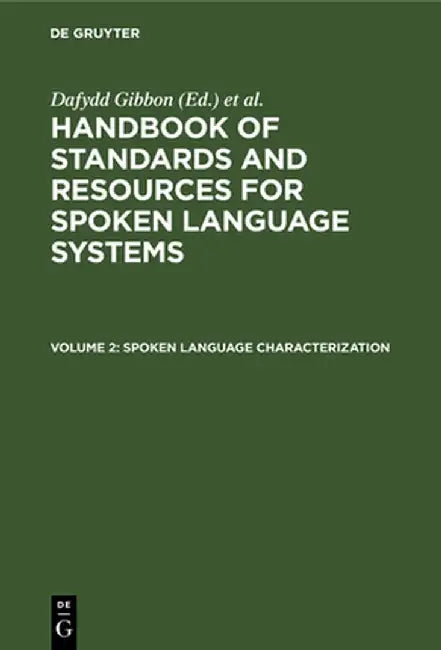 Buy Spoken Language Characterization (English, No Contributor) Online at Best Price - BookBajar