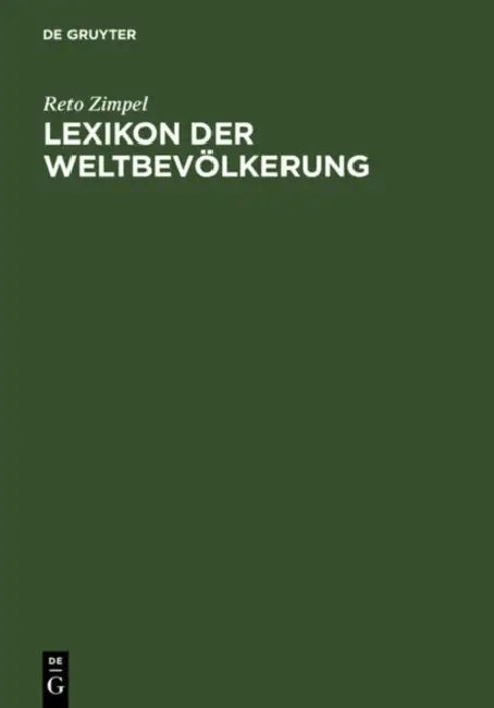 Lexikon Der Weltbevolkerung (English, Heinz-Gerhard Zimpel) - Image 1 - BookBajar