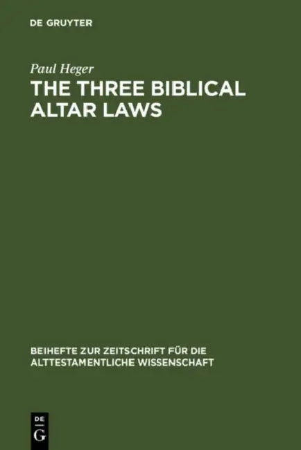 Buy The Three Biblical Altar Laws (English, Paul Heger) Online at Best Price - BookBajar