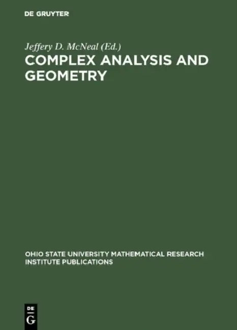 Buy Complex Analysis and Geometry (English, Jeffery D. McNeal) Online at Best Price - BookBajar