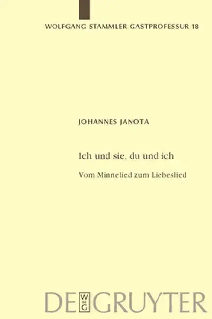 Buy Ich Und Sie, Du Und Ich (English, Johannes Janota) Online at Best Price - BookBajar