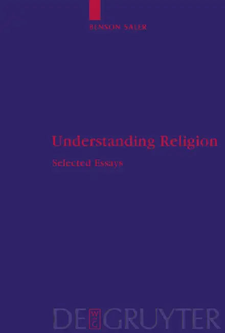 Buy Understanding Religion (English, Benson Saler) Online at Best Price - BookBajar