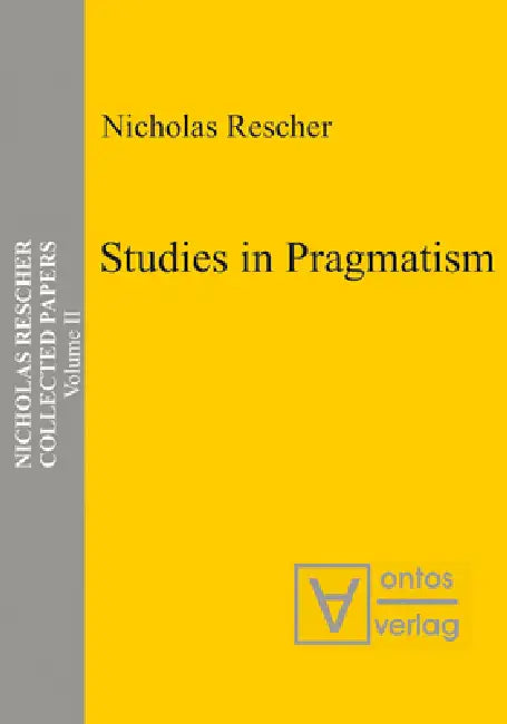 Studies in Pragmatism (English, Nicholas Rescher) - Image 1 - BookBajar