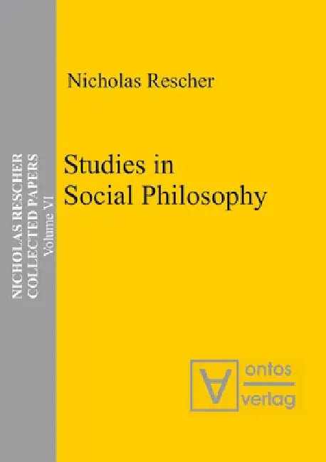 Studies in Social Philosophy (English, Nicholas Rescher) - Image 1 - BookBajar