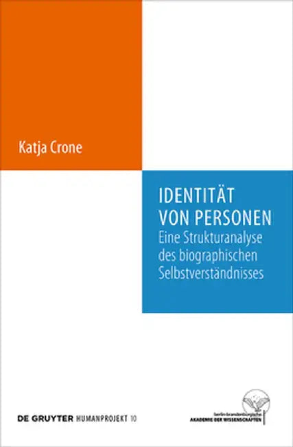 Identität Von Personen (English, Katja Crone) - Image 1 - BookBajar