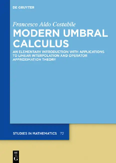 Buy Modern Umbral Calculus (English, Francesco Aldo Costabile) Online at Best Price - BookBajar