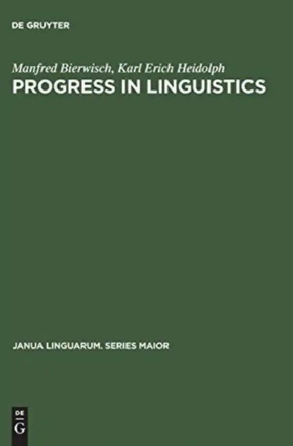 Buy Progress in Linguistics (English, Manfred Bierwisch | Karl Erich Heidolph) Online at Best Price - BookBajar