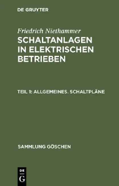 Buy Allgemeines. Schaltpläne (English, Friedrich Niethammer) Online at Best Price - BookBajar