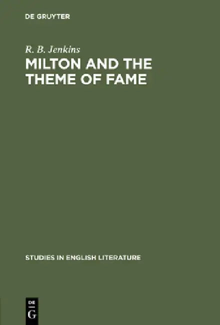 Milton and the Theme of Fame (English, R. B. Jenkins) - Image 1 - BookBajar