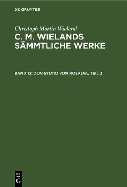 Buy Don Sylvio Von Rosalva, Teil 2 (English, Christoph Martin Wieland) Online at Best Price - BookBajar