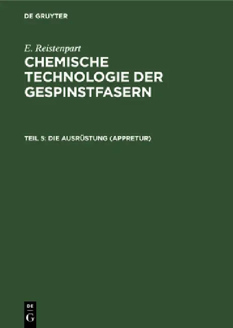 Buy Die Ausrüstung (Appretur) (English, E. Ristenpart) Online at Best Price - BookBajar