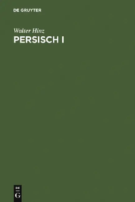 Persisch I (English, Walther Hinz) - Image 1 - BookBajar