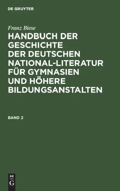 Franz Biese (English, Franz Biese) - Image 1 - BookBajar