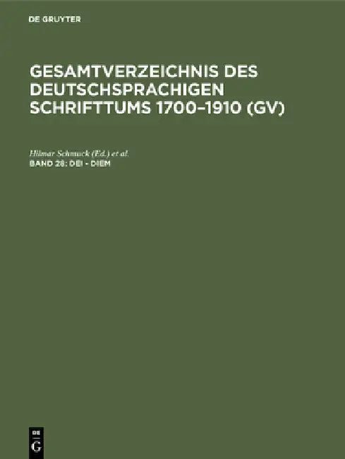 Buy Dei - Diem (English, Hilmar Schmuck | Willi Gorzny | Rainer Schöller) Online at Best Price - BookBajar