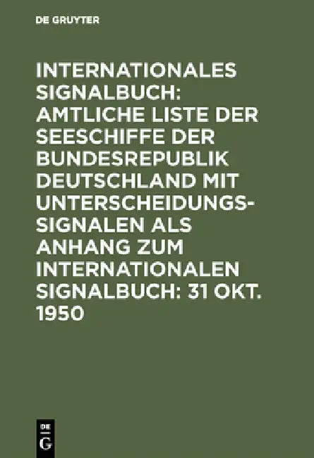 Buy 31 Okt. 1950 (English, Reichsamt Des Innern) Online at Best Price - BookBajar